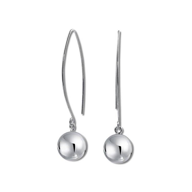 Sterling Silber Kugel Ohrringe Lang Threader Stil | 12 Mm & 14 Mm Sterling Silber Kugel Ohrringe Lang Threader Stil | 12 Mm & 14 Mm von TistiK