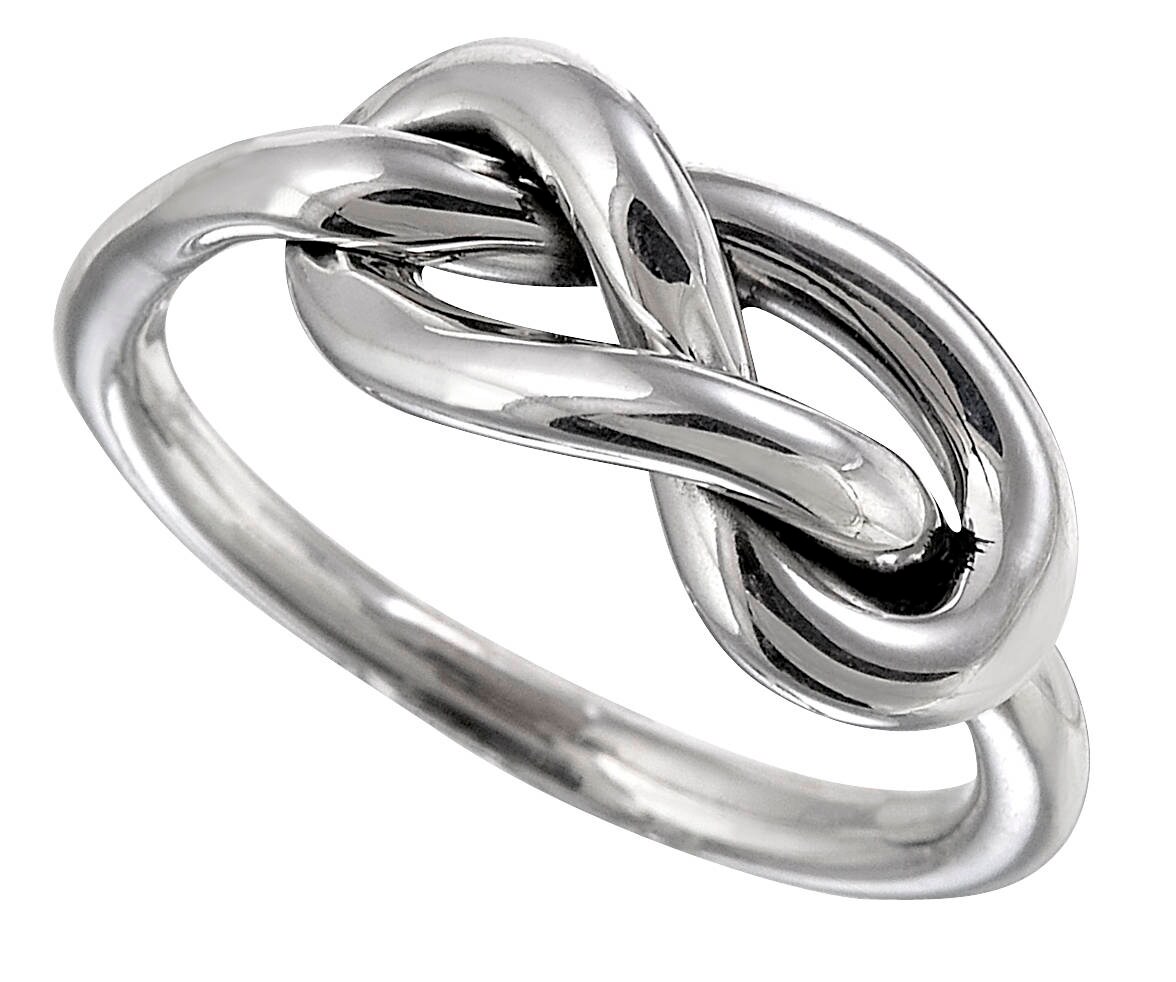sterling Silber Handgemachte Unendlichkeit Knoten Ring, Sailor Knoten, Liebesknoten, Freundschaftsknoten sterling Silber Handgemachte Unendlichkeit Knoten Ring, Sailor Knoten, Liebesknoten, Freundschaftsknoten von TistiK