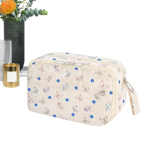 Tisujune Federmäppchen Etui | Organizer Mit Reißverschlussfächern | Organizer Stift Aufbewahrung Mit Reißverschluss Und Fächern Für Buntstifte Kosmetik Basteln Mädchen Schule Büro von Tisujune