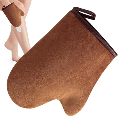 Tisujune Selbstbräunungs-Handschuh - Selbstbräuner-Handschuh - Ultraweicher Flock-Applikator Mit Daumen & Wiederverwendbarem Griff Für Frauen & Männer Körperlotionen & Schaum von Tisujune