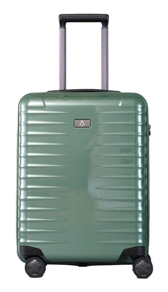 TITAN® Hartschalen-Trolley LITRON, 4 Rollen von Titan