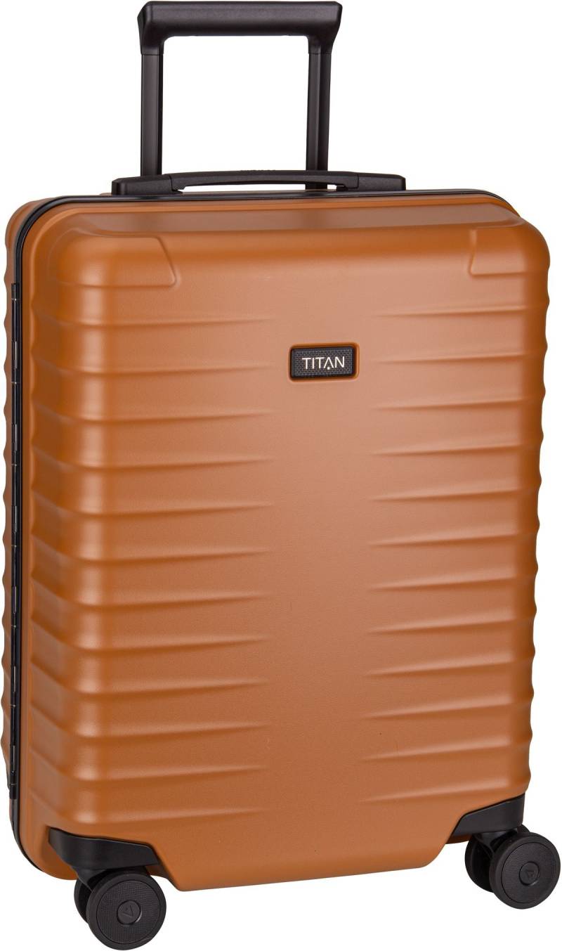 Titan OVERSEAS 4w Trolley S23  in Braun (45 Liter), Handgepäck von Titan