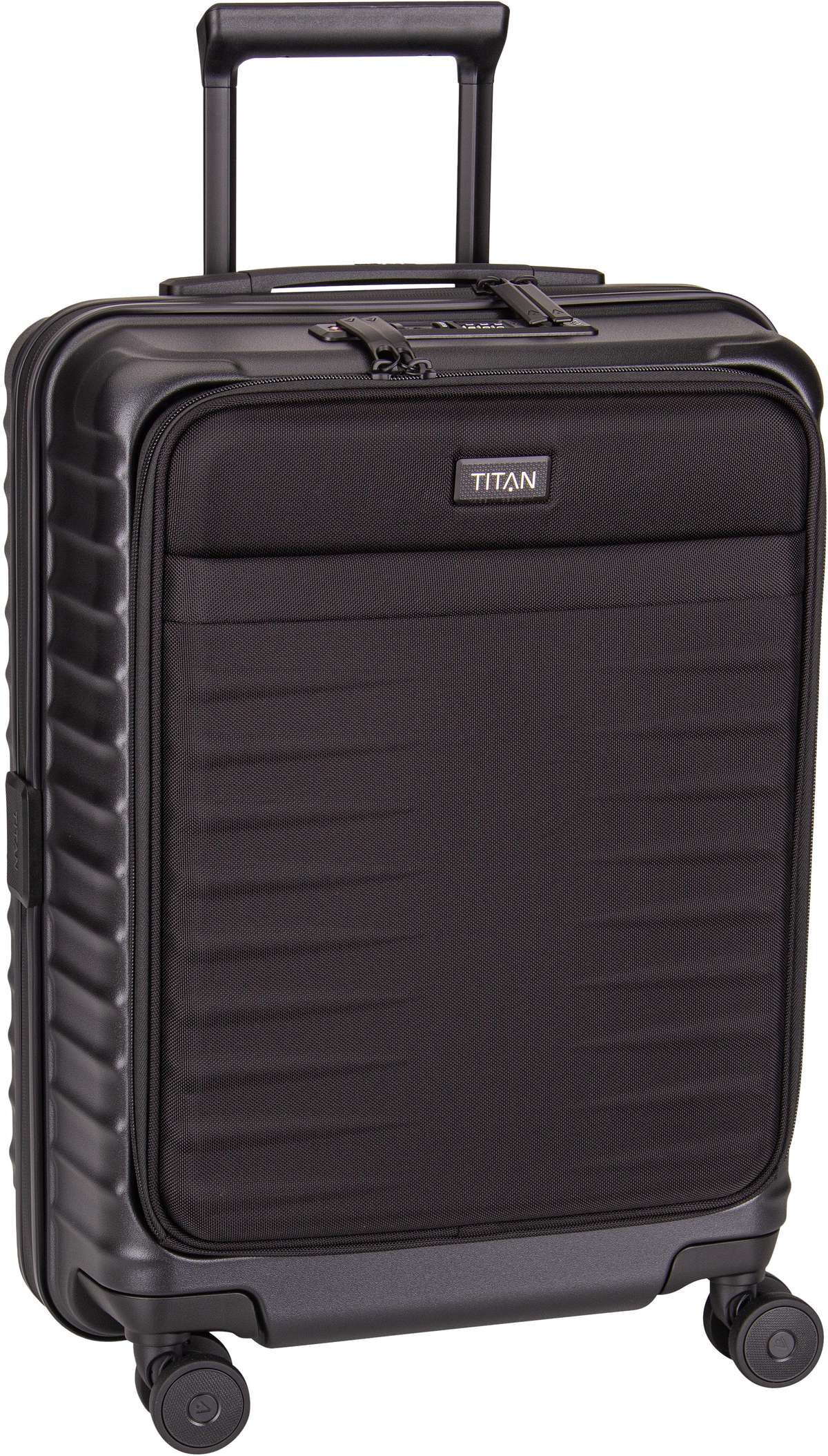 Titan UPGRADE 4w Trolley S VT  in Schwarz (42 Liter), Handgepäck von Titan