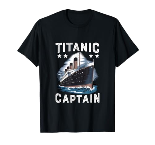 Titanic Captain - Titanic Expert - Titanic Museum Mädchen Jungen T-Shirt von Titanic Designs by Fasaza