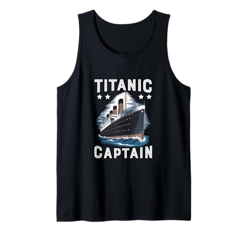 Titanic Captain - Titanic Expert - Titanic Museum Mädchen Jungen Tank Top von Titanic Designs by Fasaza