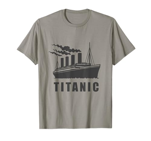 Titanic Design Titanic Expert Mädchen Junge Titanic Jungen Mädchen T-Shirt von Titanic Designs by Fasaza