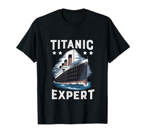 Titanic Expert - White Starline RMS Titanic Jungen Mädchen T-Shirt von Titanic Designs by Fasaza