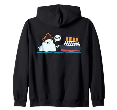Titanic Funny Titanic Iceberg Pirate Boop Parodie Jungen Mädchen Kapuzenjacke Titanic Funny Titanic Iceberg Pirate Boop Parodie Jungen Mädchen Kapuzenjacke von Titanic Designs by Fasaza