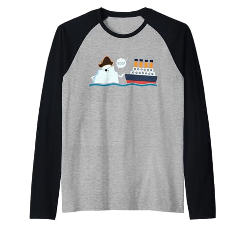 Titanic Funny Titanic Iceberg Pirate Boop Parodie Jungen Mädchen Raglan Titanic Funny Titanic Iceberg Pirate Boop Parodie Jungen Mädchen Raglan von Titanic Designs by Fasaza