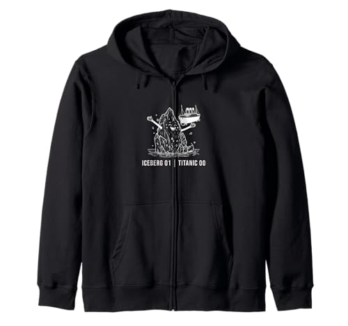 Lustiger RMS Titanic Eisberg Kreuzfahrtschiff Witz Männer Frauen Kinder Kapuzenjacke von Titanic Enthusiast Apparel Gifts Shop