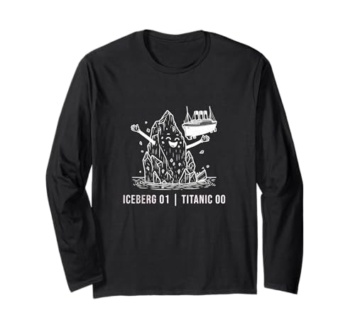 Lustiger RMS Titanic Eisberg Kreuzfahrtschiff Witz Männer Frauen Kinder Langarmshirt Lustiger RMS Titanic Eisberg Kreuzfahrtschiff Witz Männer Frauen Kinder Langarmshirt von Titanic Enthusiast Apparel Gifts Shop
