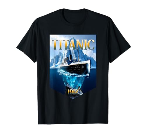 Vintage Titanic 1912 RMS Kreuzfahrtschiff Reise Herren Damen Kinder T-Shirt von Titanic Enthusiast Apparel Gifts Shop