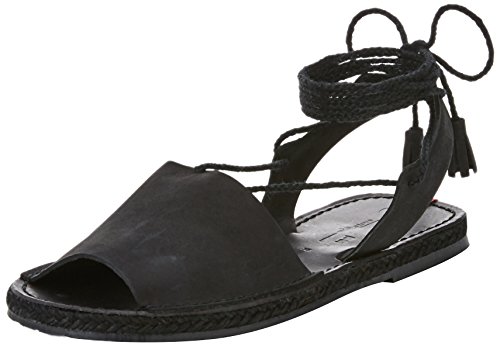 TITI COUTURE Damen Classic Gladiator-Sandalen, Schwarz, 38 EU von TITI COUTURE