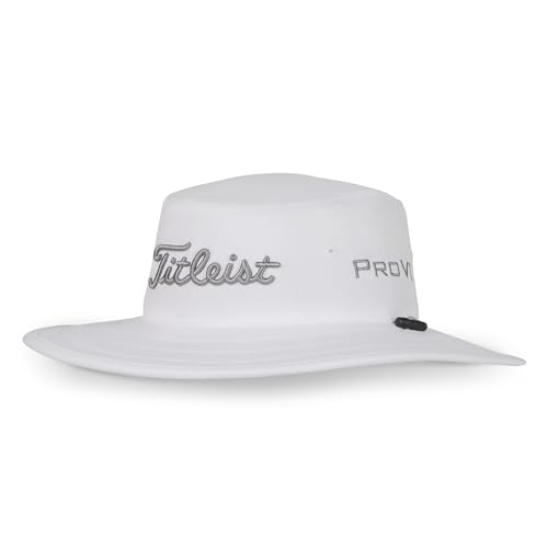 Titleist Unisex Tour Aussie Hat Schlapphut, weiß/grau, Einheitsgröße von Titleist