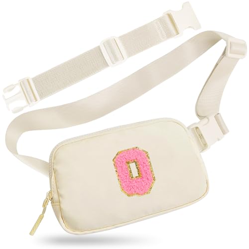 Gürteltasche für Damen mit Verlängerungsgurt und Chenille Brief Gürteltasche, Beige, Beige-q von Titosha