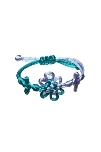 Tittaty Anime Knoten Armband Hunters Cosplay Zubehör Verstellbares Handgewebtes Armbänder mit Chinesischem Knoten Saja Idol Kostüm Accessoires (Grün, Eine Grösse) von Tittaty