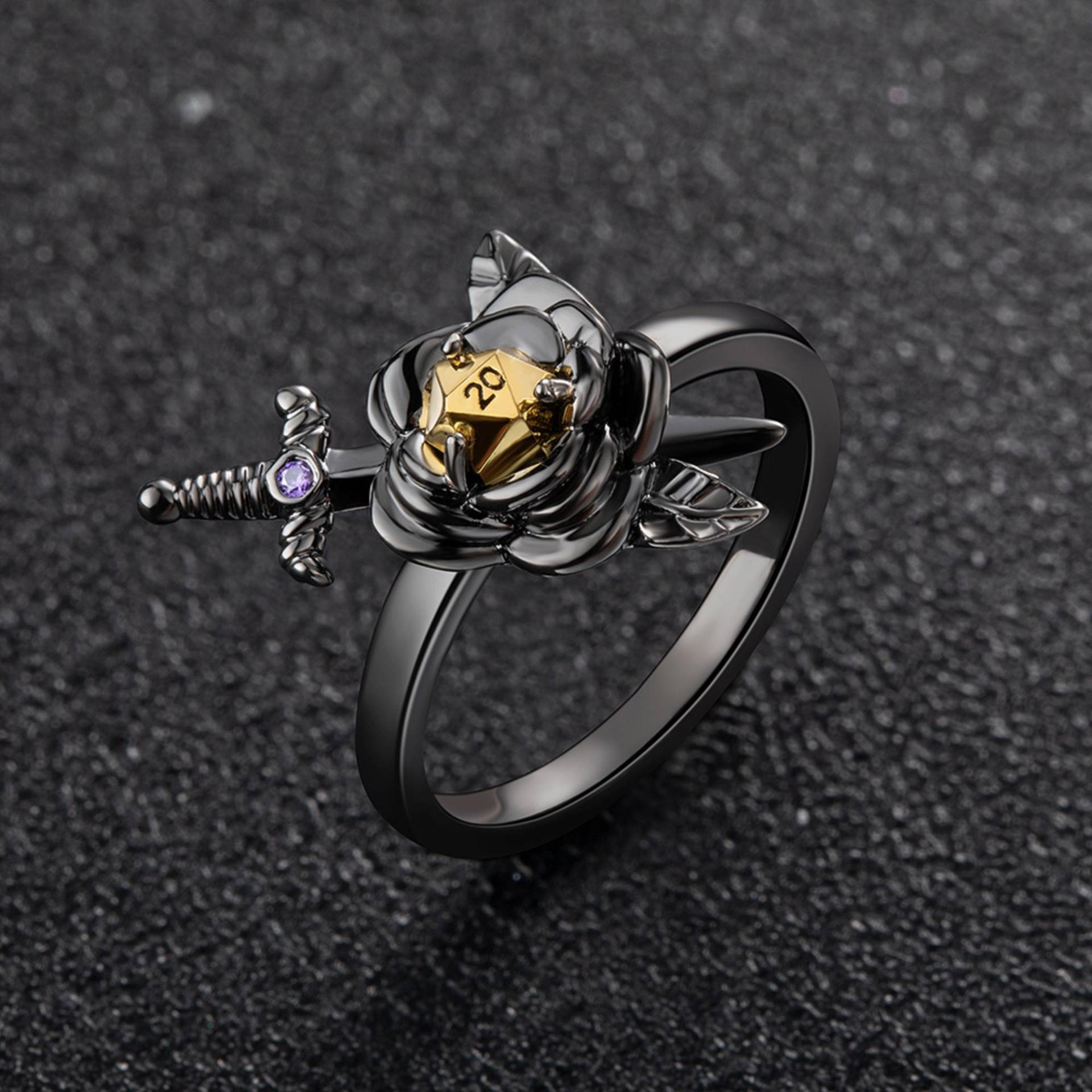 Benutzerdefinierte Dnd Würfelring Mit Gravur, Text D20 Würfel Doldoldols Benutzerdefinierte Dnd Würfelring Mit Gravur, Text D20 Würfel Doldoldols von Titusdecor