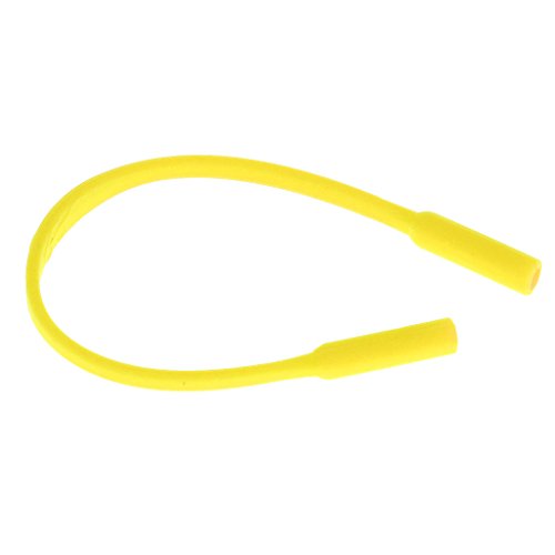 Elastisches Brillenband für Kinder, Unisex, Silikon, für Brillen, Sonnenbrillen, Lesebrillen, gelb, 17 cm von Tiuimk