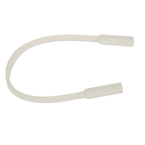 Elastisches Brillenband für Kinder, Unisex, Silikon, für Brillen, Sonnenbrillen, Lesebrillen, weiß, 17 cm von Tiuimk