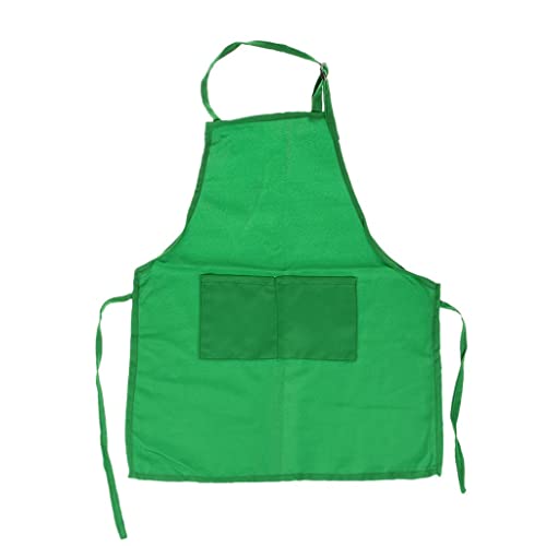 Tiuimk Mehrfarbige Mode Arbeit Schürze für Kinder - Grün, mehrfarbig, One size von Tiuimk