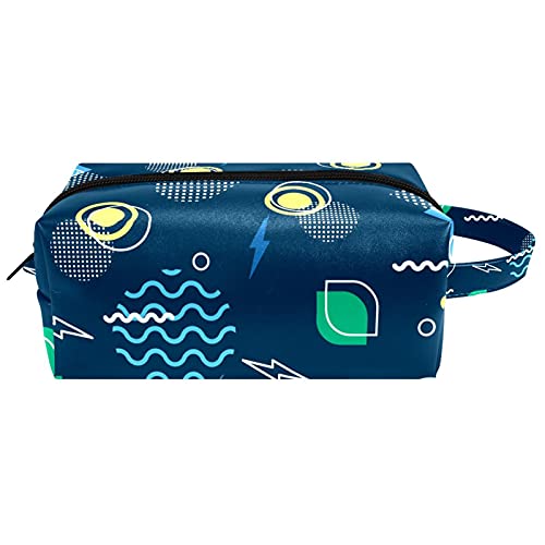 Exotic Tropical Pitayas Kulturbeutel für Damen, zum Aufhängen, Kosmetik-Organizer, tragbare Make-up-Tasche, Farbe7, 8.2x3.1x3.5 in/21x8x9 cm von Tiunyeah