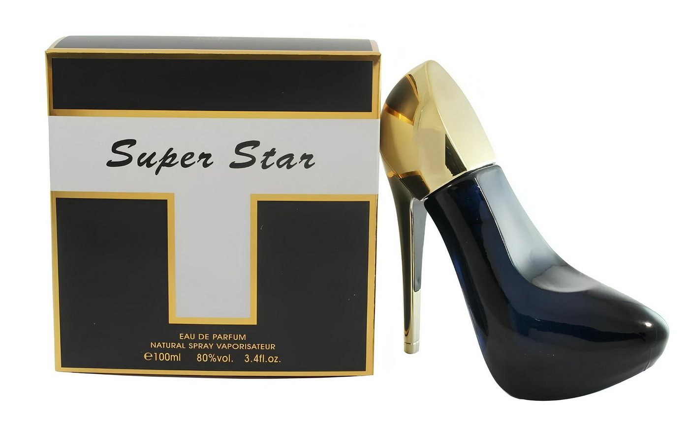 Tiverton Eau de Toilette Top Girl Superstar Damen Parfüm Stiletto, 1-tlg., Flakon in Stiletto Form von Tiverton