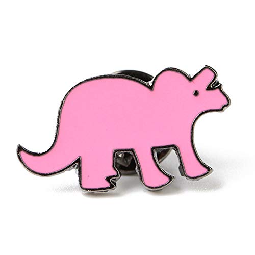 Tixqeaif Cartoon Dinosaurier Brosche Diy Button Nadel Jeansjacke Rucksack Nadel Badge Tier Schmuck Geschenk Für Kinder Rosa von Tixqeaif