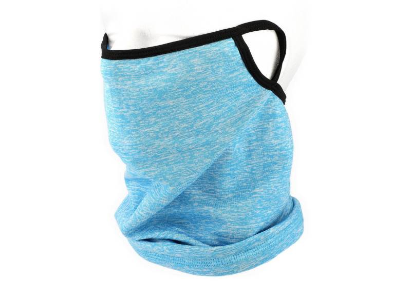 TiyoBike Halswärmer Gesichtsmaske Fahrrad Maske Halstuch E Bike Motorrad Hängohr Blau von TiyoBike