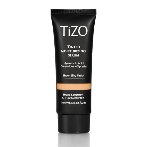 Tizo getöntes Feuchtigkeitsserum LSF 30 – Medium von Tizo für Frauen – 50 ml Serum von Tizo