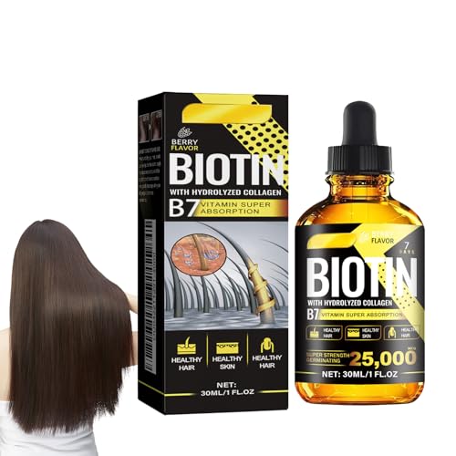 Tkekruh Haar-Serum 30ml, Haarkur, Hair Growth Oil Für Dickeres, Längeres, Volleres Und Gesünderes Haar, Verdickt Effektiv das Haar, Anti-Haarausfall, fördert das Haarwachstum, Für Frauen Und Männer von Tkekruh