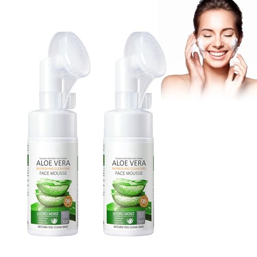 Tkekruh 2PC Cleansing Milk Face 120ml, for Facial Cleansing, Deep Cleansing, Soothing Cleansing, Exfoliating, Gentle Makeup Remover, Ohne Reizungen, Smooth Skin, Skin Cleanser, Without Drying Out von Tkekruh