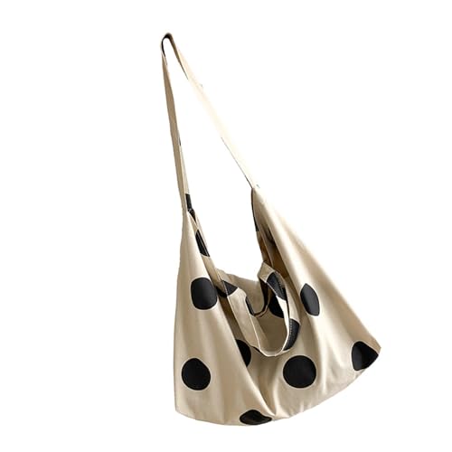 2025 Trendy Dot Crossbody Geldbörse Leichte Damentasche Koreanisch inspirierte Umhängetasche Mode-Accessoire Crossbody Geldbörse, aprikose, One Size von Tkidplw