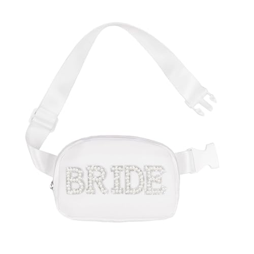 Elegante Hüfttasche für Hochzeit, Party, Perlen, verziert, für Brautjungfern, Gäste, Frau Braut, Perlen, Zubehör, Braut, Einheitsgröße, Mass Beauty von Tkidplw