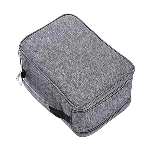 Tkidplw 300 Slots Federmäppchen Tragbare Bleistifte Organizer Stiftetasche Stationäretui Farbstifte Halter für Mädchen Jungen Erwachsene, grau, Mass Beauty von Tkidplw