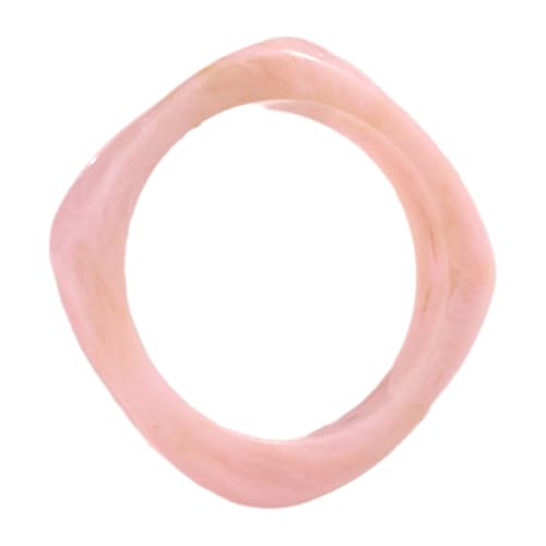 Tkidplw Auffälliges, dickes Harz-Armband, bunt, geometrisch, quadratisch, moderner Armreif, eleganter Schmuck, trendiges geometrisches Schmuck-Zubehör, Einheitsgröße, Wie beschrieben von Tkidplw
