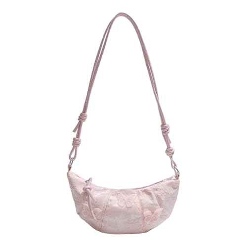 Tkidplw Dumpling inspirierte Spitzen-Umhängetasche, elegante chinesische Schultertasche mit geräumigem Innenraum und leichtem Design für Damen, praktische Umhängetasche für den täglichen Gebrauch, a von Tkidplw
