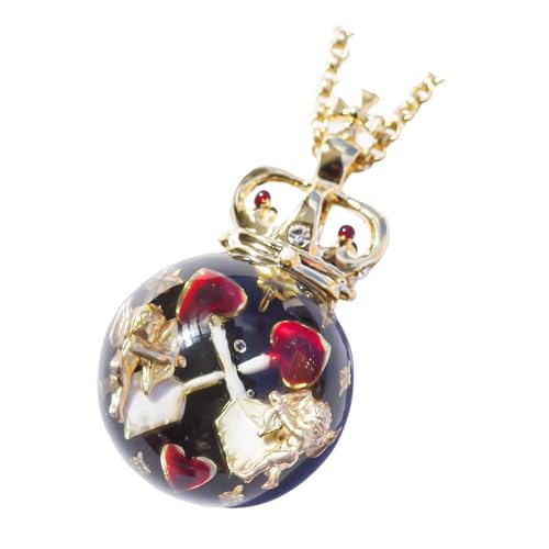 Tkidplw Vintage Harz Anhänger Halskette Verstellbare Kette Design Schlüsselbeinkette Modeschmuck Stück für Frauen Geschenk Künstlerische Halskette für Frauen, Einheitsgröße, Wie beschrieben, Wie von Tkidplw