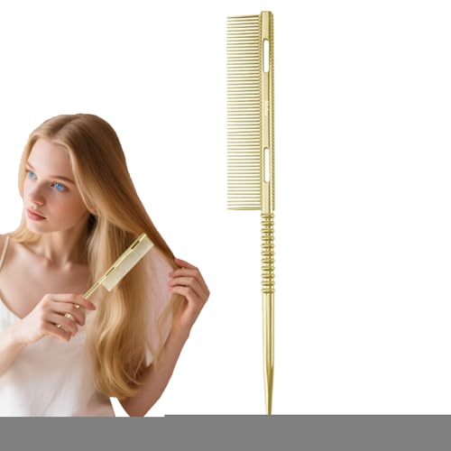 Tktouci Feinzahn Rattenschwanz Kamm | Scheitelfunktion Mit Borsten Zum Voluminisieren | Ergonomisches Stylingwerkzeug Mit Volumengeber Und Entwirrfunktion Für Frauen Tktouci Feinzahn Rattenschwanz Kamm | Scheitelfunktion Mit Borsten Zum Voluminisieren | Ergonomisches Stylingwerkzeug Mit Volumengeber Und Entwirrfunktion Für Frauen von Tktouci