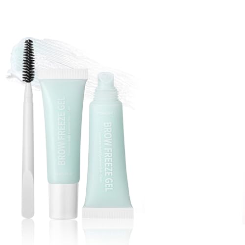 Tktouci Makeup Augenbrauen Gel, Lang anhaltender Brauenkleber, 12Ml Schnelltrocknend Lang Anhaltend Wasserdicht Mit Applikator Für Festival Alltag Frauen Party Reise Hochzeit von Tktouci