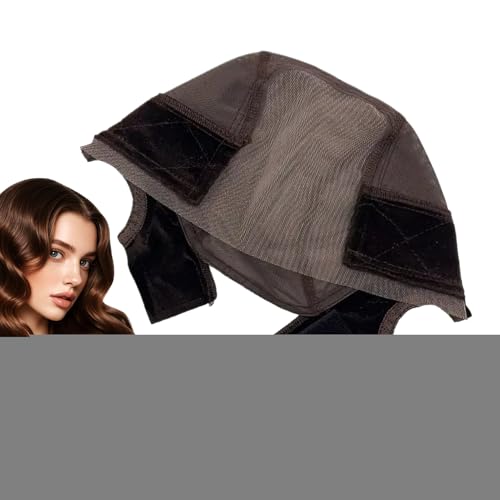 Tktouci Wig Grip Cap,Verstellbares Haarnetz Für Perücken | Dehnbare Rutschfeste Spitzennetz Haube Für Damen Herren & Profis von Tktouci