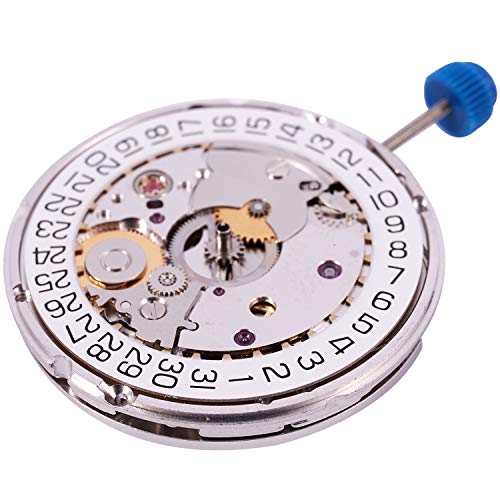 Tlilyy Für ETA 2824-2 SELLITA SW200 weiße 3H mechanische Uhr, silber von Tlilyy