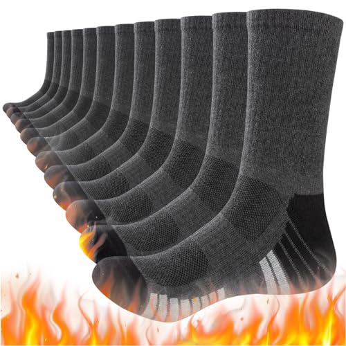 Tmani Thermosocken Herren Damen Socken 39-42 43-46 Warme Wintersocken Atmungsaktive Feuchtigkeitsableitende Gepolstert Antiblasen Polsterung Wandersocken 35-38 47-50 Arbeitssocken Sportsocken von Tmani