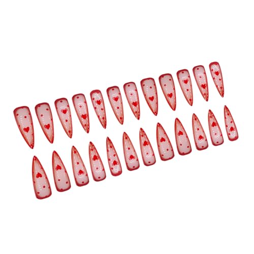 24pcs Press Auf Nägeln Mandelkleber Auf Nägeln Französische Gefälschte Nägel Designs Falsche Nägel Künstliche Nägel Geschenke Für Frauen Mädchen von Tmboryuu