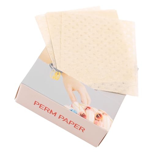Einweg Salon Perm Papiergröße 4.33x 2 52-Zoll Wärme Resistent Für Heißes Kaltes Haar Lockenstyling Alle Haartyp Fine Disposable Salon Perm Paper Papier von Tmboryuu