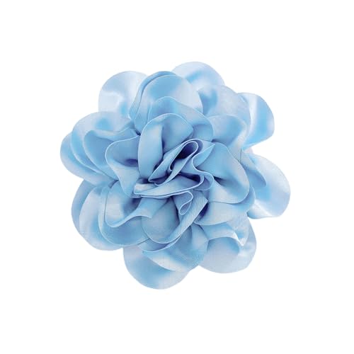 Elegante Große Blumenanlagernadel Schöne Stoff Lappel Pin Zart Brosche Schmuck Für Arbeit Und Business Rose Boutonniere Mit Sicherem Clip von Tmboryuu
