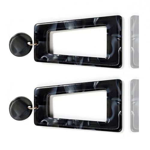 Elegante Trapezohrringe Acetat Frauen Ohrringe Handgefertigte Ohrringe Acetattextur Für Büro Und Partykleidung Geeignet von Tmboryuu