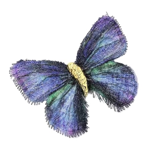 Exquisite Gestickte Schmetterlingsbroschen Stecknadelstifte Stille Für Frauen Modische Corsage Und Kleidung Accessoires Alte Accessoires von Tmboryuu