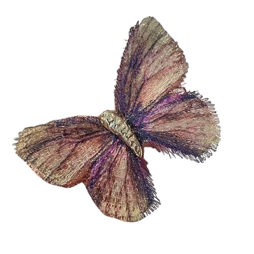 Exquisite Gestickte Schmetterlingsbroschen Stecknadelstifte Stille Für Frauen Modische Corsage Und Kleidung Accessoires Alte Accessoires von Tmboryuu