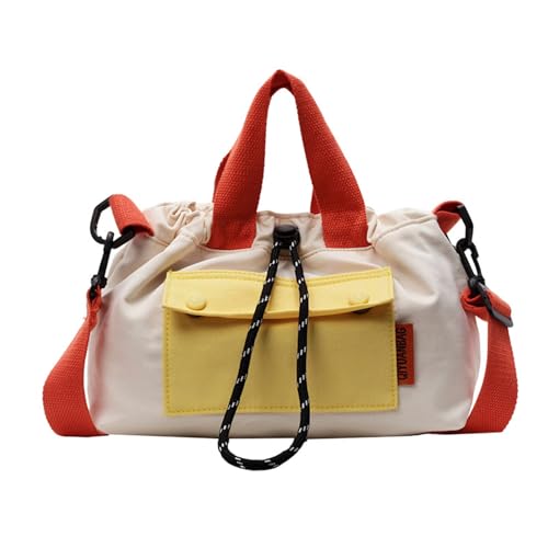 Frauen Bag Korean Styles Umhängetasche Mode Crossbody Handtasche Und Geldbeutel Canvas Bucket Einfache Messenger Drawess Crossbody Für Frauen Leinwand Eimer Einfacher Schulter von Tmboryuu