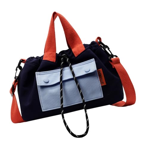 Frauen Bag Korean Styles Umhängetasche Mode Crossbody Handtasche Und Geldbeutel Canvas Bucket Einfache Messenger Drawess Crossbody Für Frauen Leinwand Eimer Einfacher Schulter von Tmboryuu